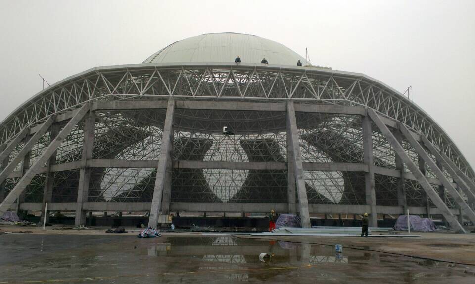 大安温泉馆网架工程